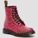 Dr Martens 1460 Retro 80s Clash Pink Loud Leopard Boots
