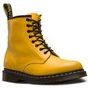 Dr Martens Women's 1460 Boots in Smooth Yellow Leather