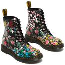 DR MARTENS 1460 Pascal Retro Floral Mash Up Boots