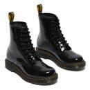 1460 DR MARTENS Womens Leopard Embossed Boots