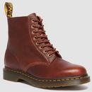 Dr Martens 1460 Pascal Ambassador Leather Lace Up Boots in Cashew 31976253