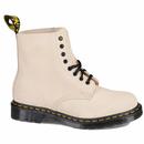Dr Martens 1460 Pascal Retro Mod Suede Boots in Warm Sand