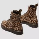 1460 Pascal Dr.Martens Leopard Hairy Leather Boots