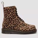 1460 Pascal Dr.Martens Leopard Hairy Leather Boots