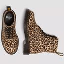 1460 Pascal Dr.Martens Leopard Hairy Leather Boots