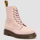 Dr Martens Womens 1460 Pascal nubuck leather boots in Powder Pink