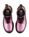 1460 Pascal DR MARTENS Iced Metallic Boots PINK
