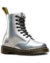1460 Pascal DR MARTENS Iced Metallic Boots SILVER