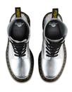 1460 Pascal DR MARTENS Iced Metallic Boots SILVER