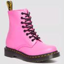 Dr Martens 1460 Pascal Virginia Leather Boots in Thrift Pink