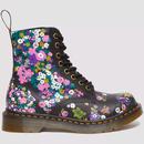 1460 Pascal Dr Martens Retro Floral Backhand Boots