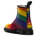 1460 Pride DR MARTENS Rainbow Stripe Ankle Boots 