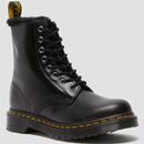 Dr Martens 1460 Serena Faux Fur Lined Boots in Dark Grey Atlas Leather 26238021