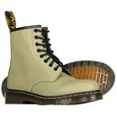 1460 Smooth DR MARTENS Men's Olive Leather Boots