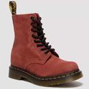 Dr Martens 1460 Women's Russet Suede Boots 41402600 Main Photo