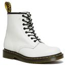 dr martens 1460 womens white smooth chelsea boots 