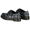 DR MARTENS 1461 Distorted Leopard Camo Shoes BLACK