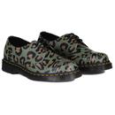 DR MARTENS 1461 Distorted Leopard Camo Shoes KHAKI
