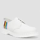 Dr Martens 1461 For Pride 3 Eye Shoes in White