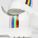 DR MARTENS 1461 For Pride 3 Eye Shoes (White)