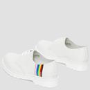 DR MARTENS 1461 For Pride 3 Eye Shoes (White)