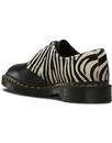 1461 DR MARTENS Retro 70s Faux Zebra Hair Shoes