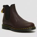 Dr Martens 2976 Warmwair Valor Waterproof Chelsea Boots in Dark Brown Leather 27821201