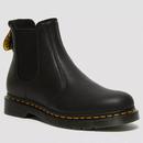 Dr Martens 2976 Warmwair Velor WP Leather Boots in Black 27142001