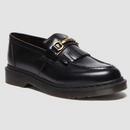 Adrian Dr Martens Smooth Leather Snaffle Loafers in Black 32102001