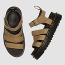 Blaire Dr Martens Tumbled Nubuck Leather Sandals T