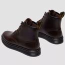 Brookline Dr Martens Leather 6-Eyelet Chukka Boots