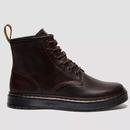 Brookline Dr Martens Leather 6-Eyelet Chukka Boots