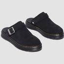 Brookline Dr Martens Black Bronx Suede Mules 