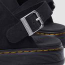 Brookline Dr Martens Black Bronx Suede Mules 
