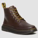 Dr Martens Crewson Chukka Boots in Crazy Horse Brown Leather 31673201