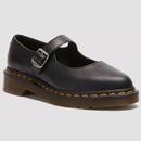 Dr Martens Elphie Mary Jane Buckle Shoes in Black Leather 40685001