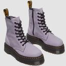 Dr Martens Jadon Iii Buttersoft Leather Platform Boots In Purple