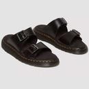 Josef Dr Martens Leather Buckle Slide Sandals B