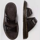 Josef Dr Martens Leather Buckle Slide Sandals B