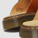 Josef Dr Martens Leather Buckle Slide Sandals O