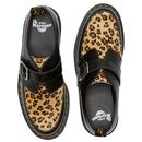 Ramsey Monk DR MARTENS Leopard Print Creeper Shoes