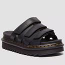 Dr Martens Women's Raine Slide Athena Leather Sandals in Black