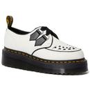 Sidney DR MARTENS Smooth Platform Creepers White