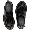 Sidney DR MARTENS Smooth Leather Platform Creepers