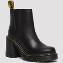 Dr Martens Spence Women's Flared Heel Chelsea Boots in Black 26440001