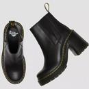 Spence Dr Martens Flared Heel Leather Chelsea Boot