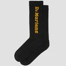 Dr Martens Vertical Signature Logo Socks in Black AD075001
