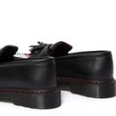 DR MARTENS X THE WHO Womens Union Jack Loafers Black