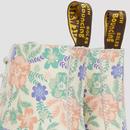 Dr Martens 1460 Pascal Vonda Floral Boots in Cream
