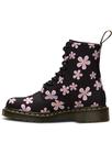 Page Meadow DR MARTENS 60s Floral Canvas Boots B